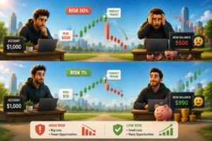 How much should beginners risk per trade?