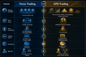 Difference Between Forex and CFD Trading