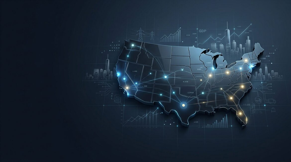 Top 10 U.S. States by GDP
